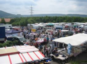 Foto vom Flohmarkt in Knetzgau